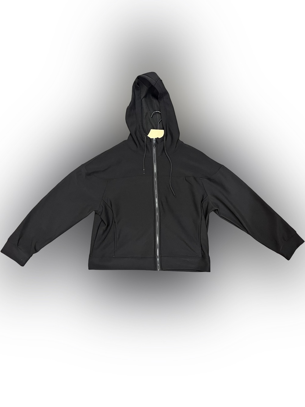 Vital Life Women’s Black Full Zip Hooded Activewear Jacket Lightweight Size 2XL